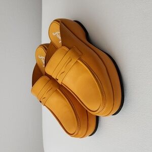 Free People Winston Platform Loafer Mules 8